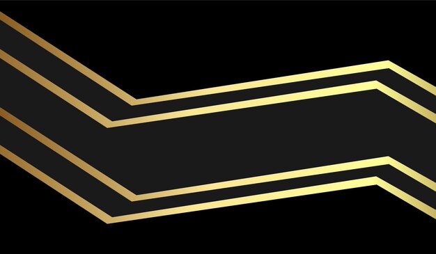 Un fondo negro y dorado con un fondo negro y un borde dorado.