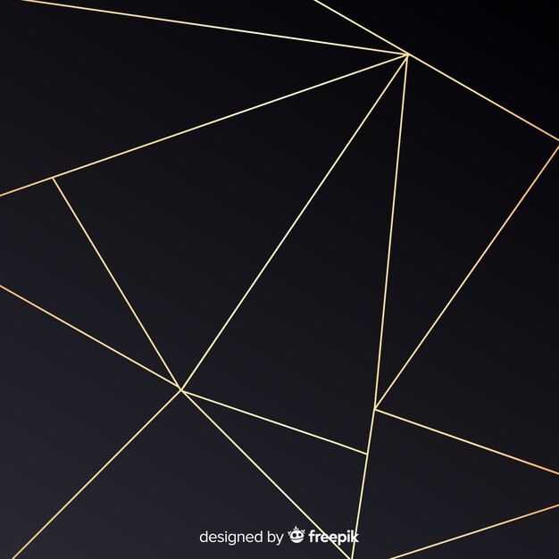 Fondo negro y dorado