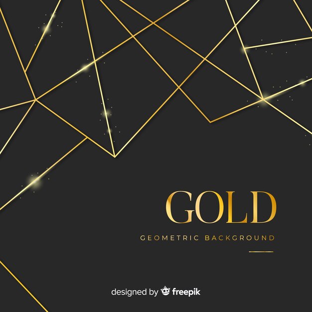 Fondo negro y dorado