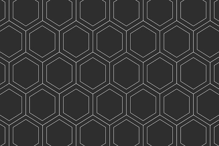 Vector gratuito fondo negro, geométrico abstracto en vector de diseño simple