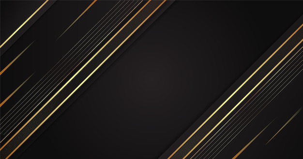 Fondo negro gradiente con texturas doradas