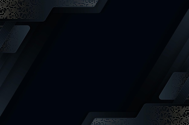Fondo negro gradiente con texturas doradas