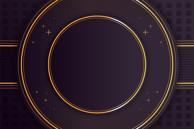 Fondo negro gradiente con texturas doradas