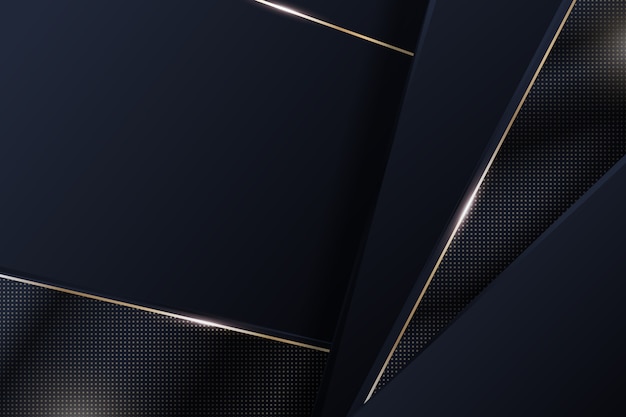 Fondo negro gradiente con texturas doradas