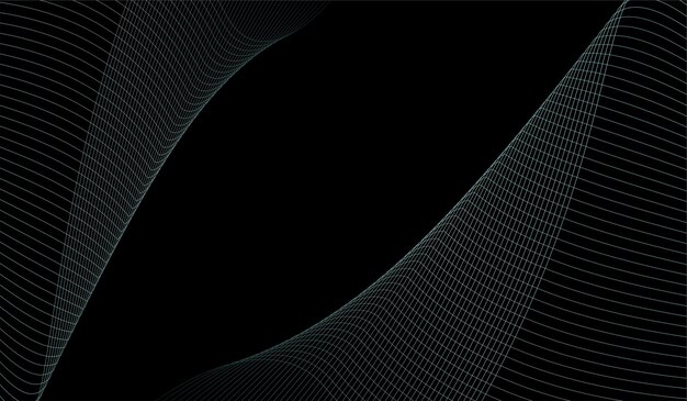 Un fondo negro con líneas blancas y un círculo azul.