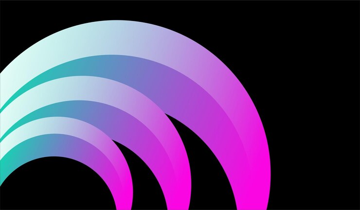 Vector gratuito fondo negro y morado con un patrón de remolino