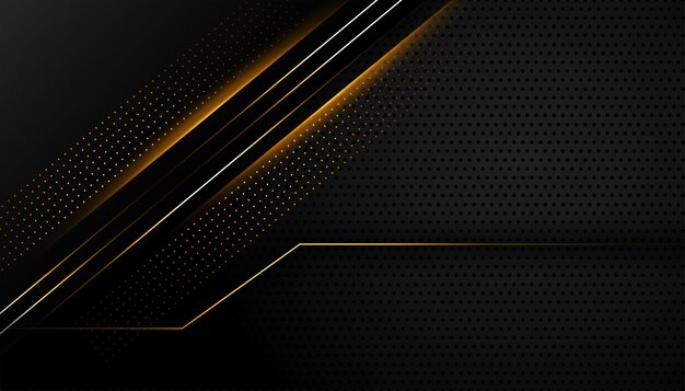 Fondo negro oscuro con diseño de líneas brillantes