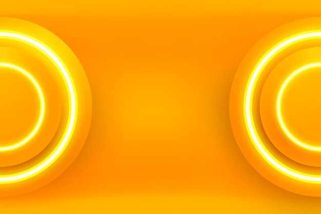 Vector gratuito fondo de neón amarillo degradado