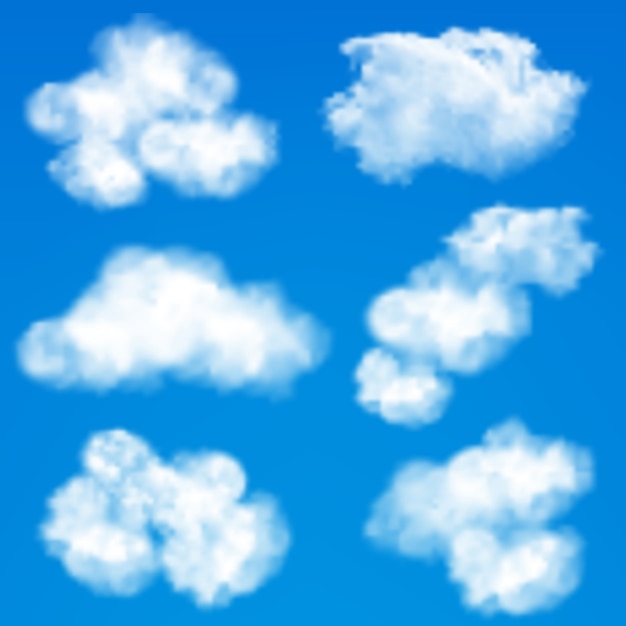 Fondo de nubes de cielo