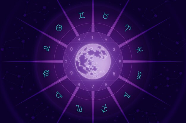 Fondo de numerología degradado