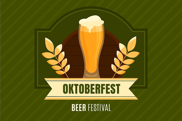 Vector gratuito fondo de oktoberfest