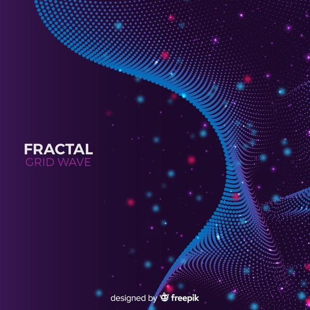 Fondo de ola fractal