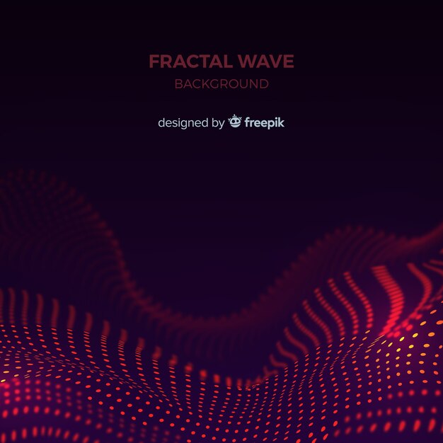 Fondo de ola fractal