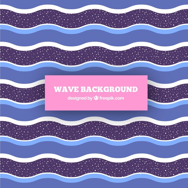 Fondo de olas con diferentes colores