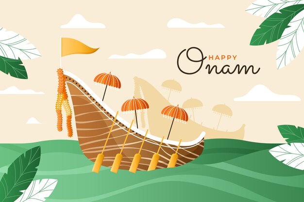Fondo onam degradado