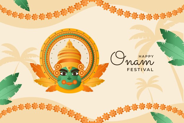 Fondo onam degradado