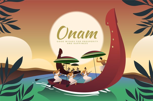 Fondo onam degradado
