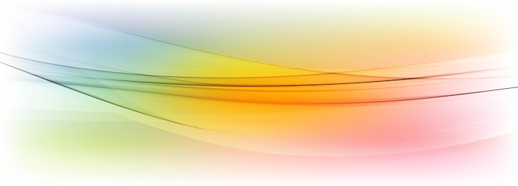 Vector gratuito fondo de onda de banner colorido abstracto
