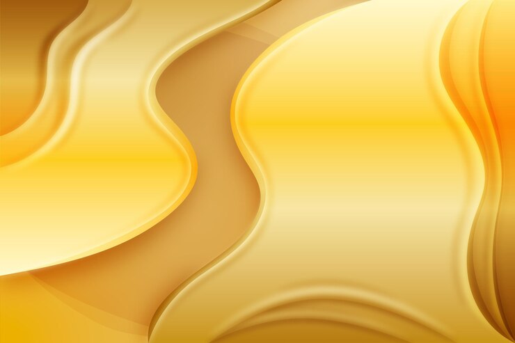 Vector gratuito fondo de onda dorada suave