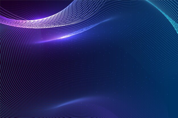 Fondo de onda de ecualizador degradado