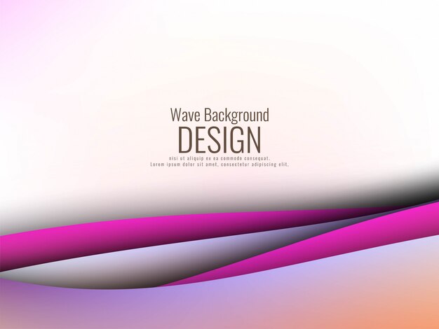 El fondo de la onda de estilo abstracto