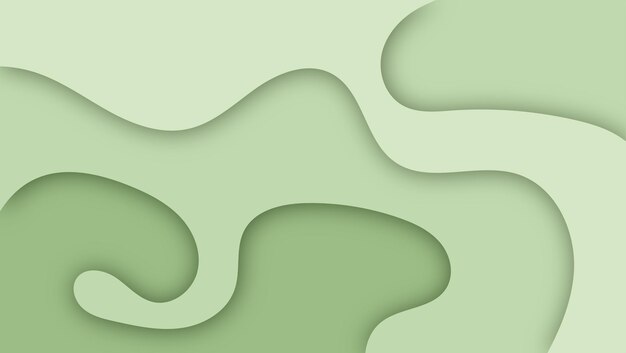 Fondo de onda de forma cortada en papel abstracto