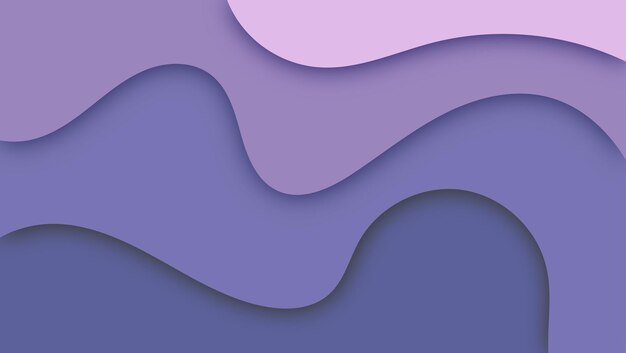 Fondo de onda de forma cortada en papel abstracto