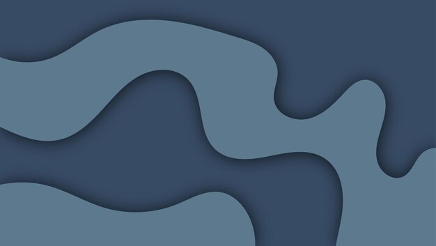 Fondo de onda de forma cortada en papel abstracto