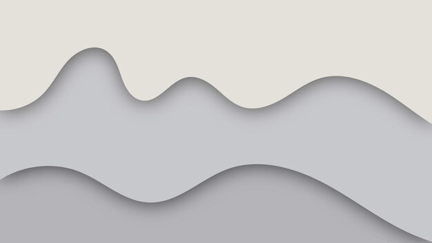 Fondo de onda de forma cortada en papel abstracto