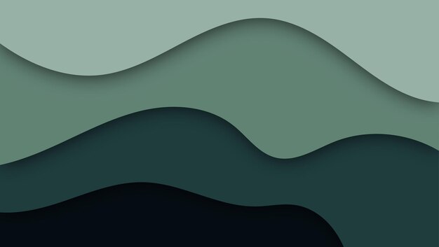 Fondo de onda de forma cortada en papel abstracto