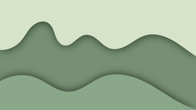 Fondo de onda de forma cortada en papel abstracto