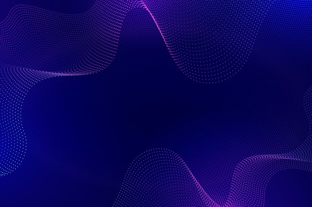 Fondo de onda de partículas degradado