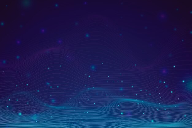 Fondo de onda de partículas degradado