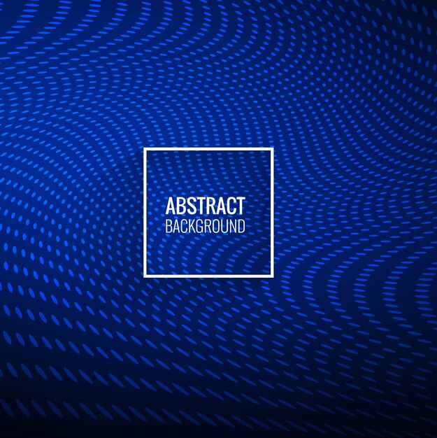 Fondo de onda punteada azul abstracto de Abstractl