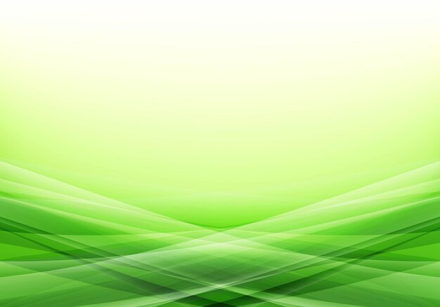 Fondo de onda que fluye negocio verde moderno