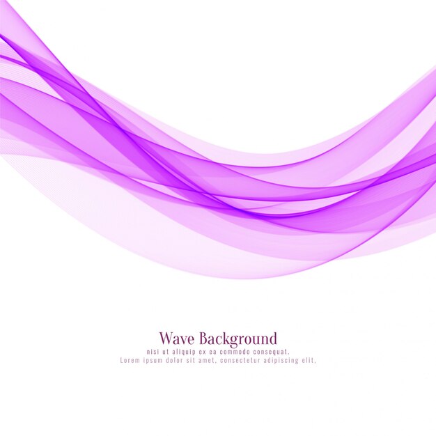 Fondo de onda rosa elegante