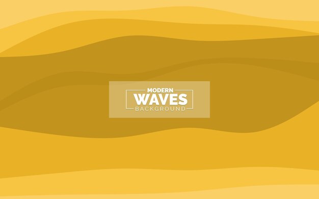 Fondo de ondas abstractas Composición de formas dinámicas Ilustración vectorial