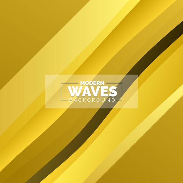 Fondo de ondas abstractas Composición de formas dinámicas Ilustración vectorial