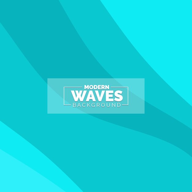 Fondo de ondas abstractas Composición de formas dinámicas Ilustración vectorial