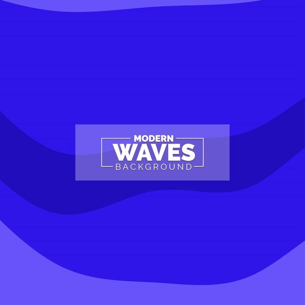 Fondo de ondas abstractas Composición de formas dinámicas Ilustración vectorial