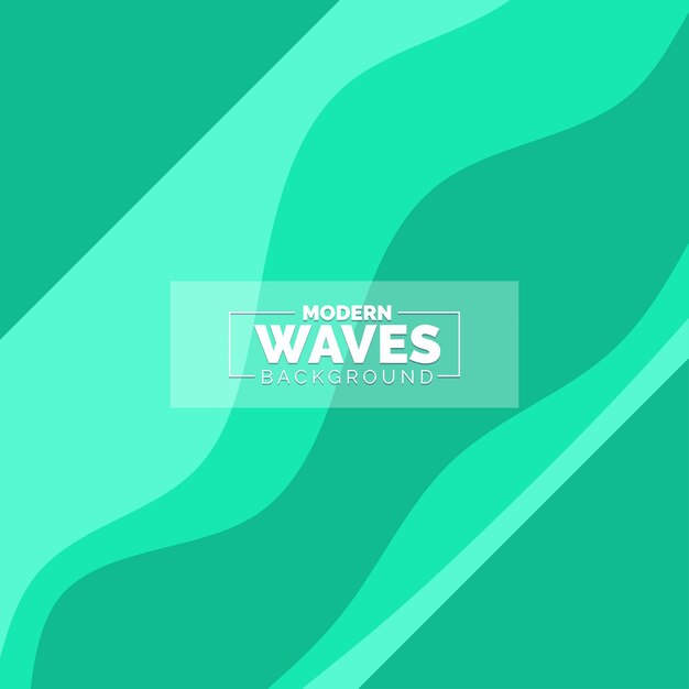 Fondo de ondas abstractas Composición de formas dinámicas Ilustración vectorial
