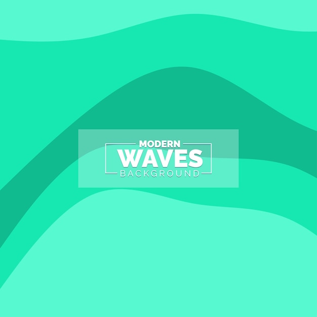 Fondo de ondas abstractas composición de formas dinámicas ilustración vectorial