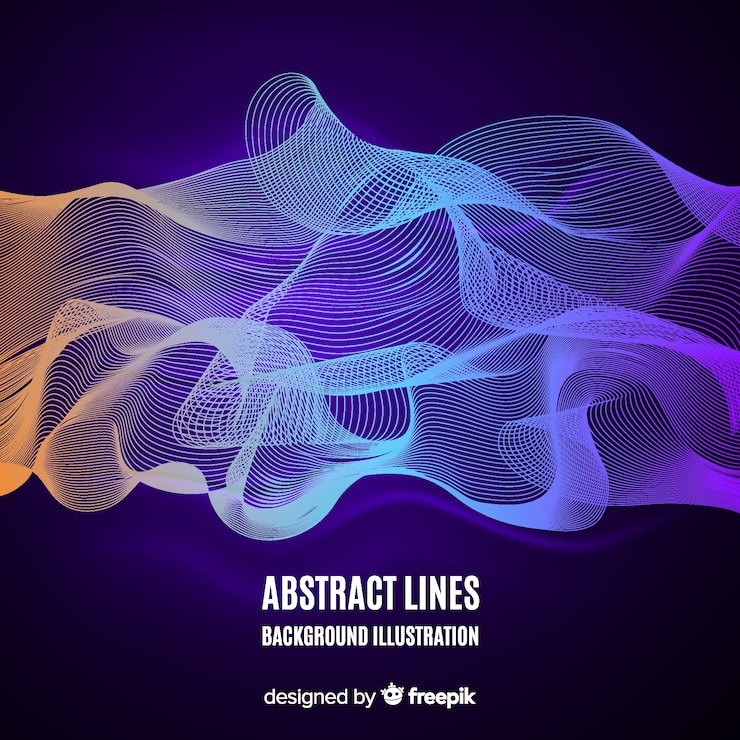 Vector gratuito fondo de ondas abstractas