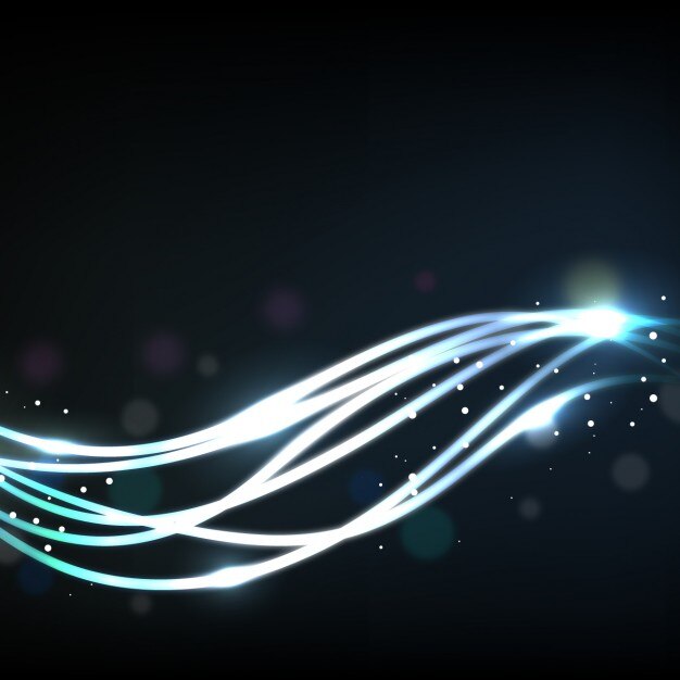 Fondo de ondas brillantes