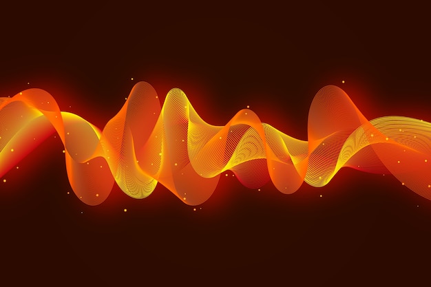 Fondo de ondas de ecualizador de colores