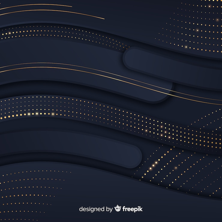 Vector gratuito fondo de ondas negras con efecto de medio tono