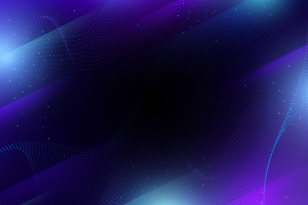 Fondo de ondas de partículas de gradiente
