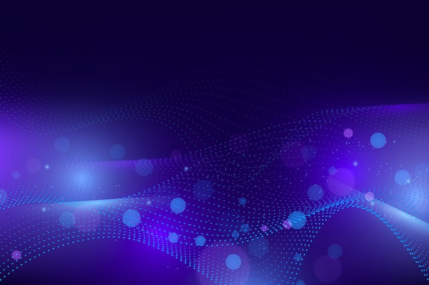 Fondo de ondas de partículas de gradiente