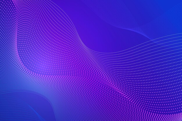 Fondo de ondas de partículas de gradiente