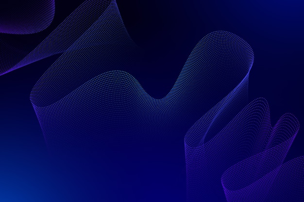 Fondo de ondas de partículas de gradiente